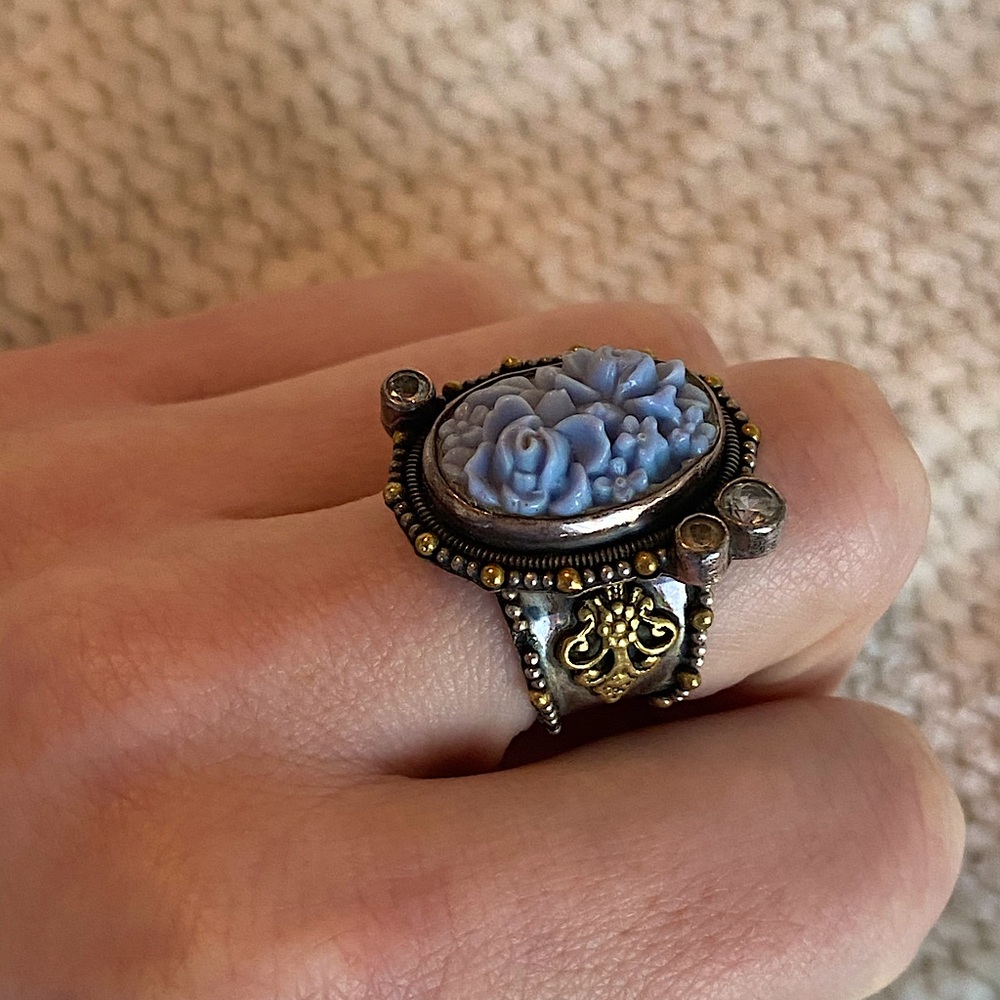 Mars and Valentine ✨ vintage cocktail ring - Picture 3 of 8